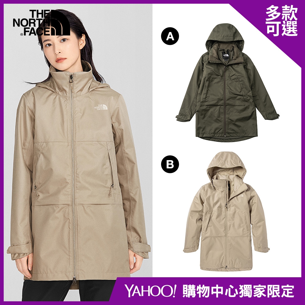 【The North Face】熱銷防寒人氣組-男女款衝鋒衣_羽絨外套-多款可選