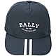 BALLY 字母條紋印花尼龍棒球帽(深藍色) product thumbnail 1