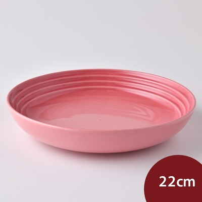 法國Le Creuset 義麵盤 22cm 薔薇粉