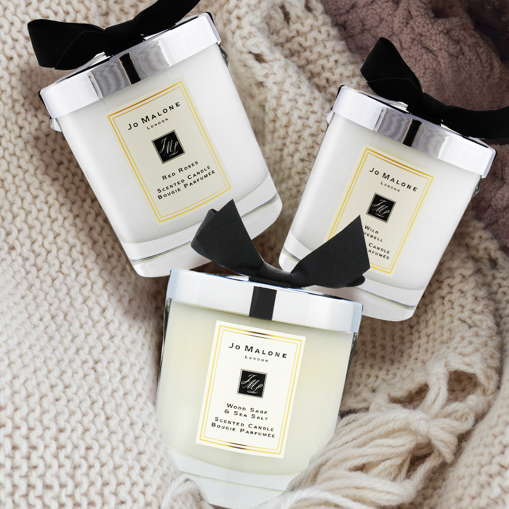 Jo Malone 香氛工藝蠟燭200g-多款可選[英國梨/黑莓/牡丹/紅玫瑰/藍風鈴/鼠尾草]國際航空版