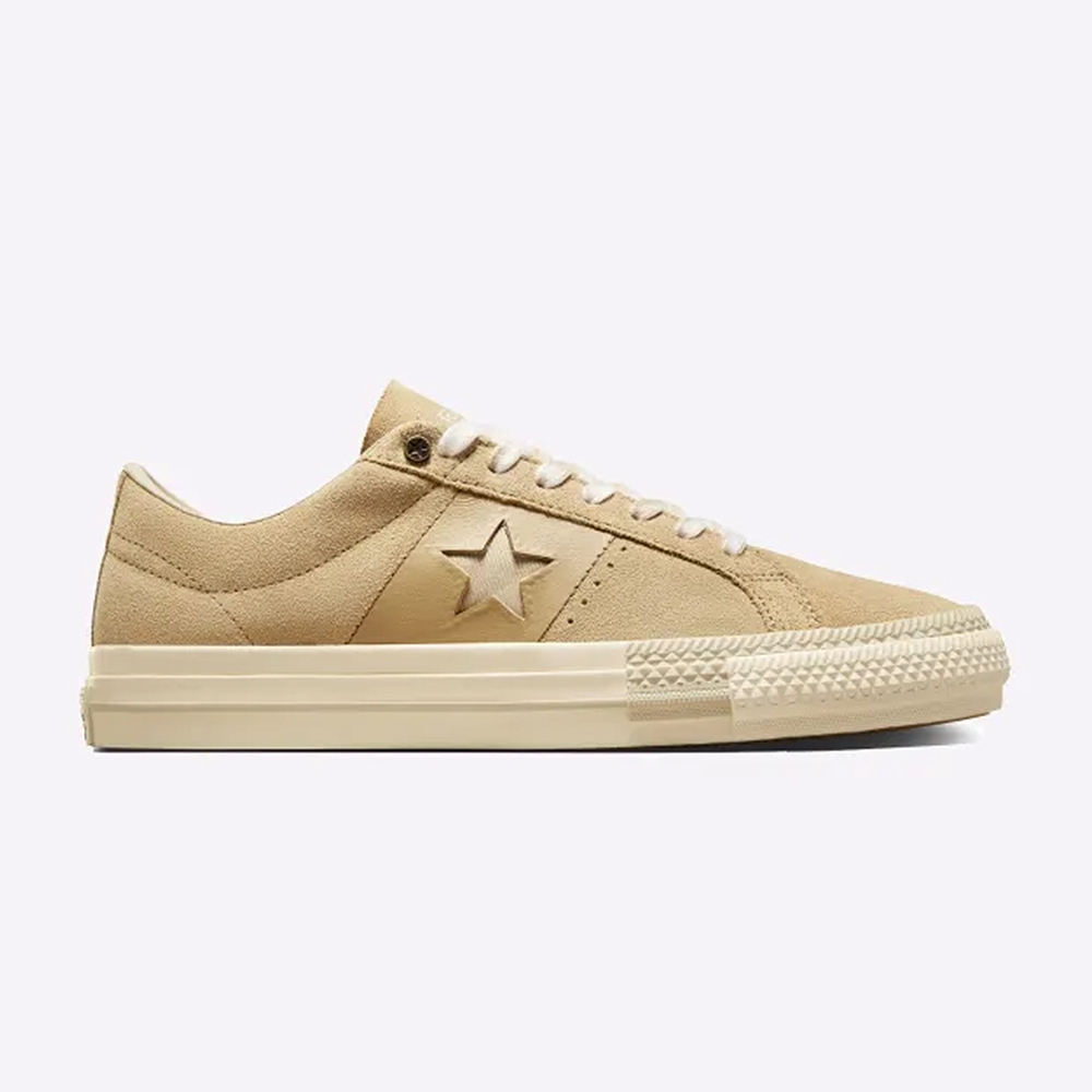 CONVERSE ONE STAR PRO OX 低筒 休閒鞋 滑板鞋 男鞋 女鞋 奶茶色-A07973C