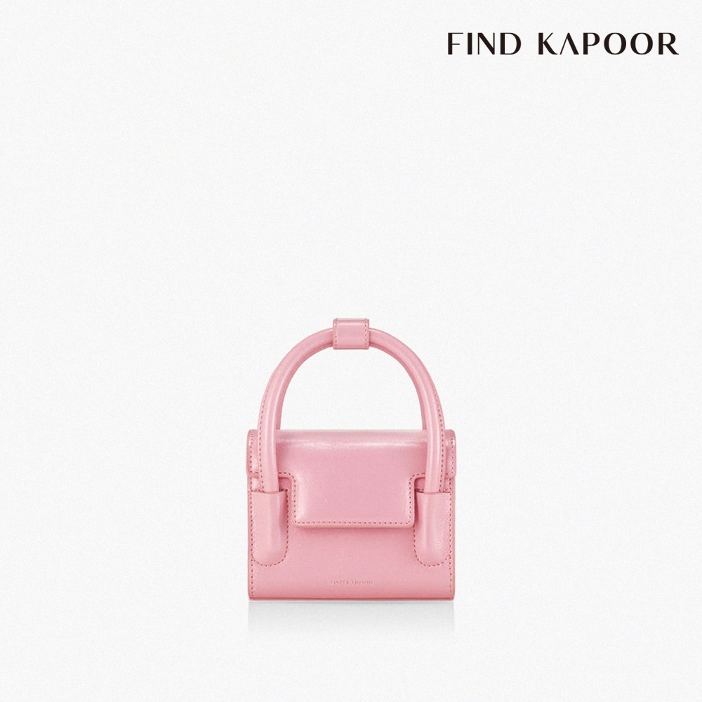 FIND KAPOOR MARTY 12 褶紋系列 翻蓋手提斜背方包- 粉色