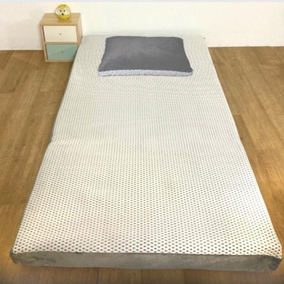 AS DESIGN雅司家具-好Q彈涼感折疊床墊3.5尺(買就送獨立筒枕)(兩色可選)