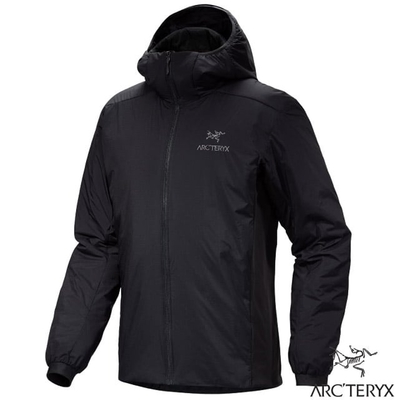 【ARCTERYX 始祖鳥】男 Atom 輕量抗水耐磨纖維保暖外套.夾克_X000007487 黑