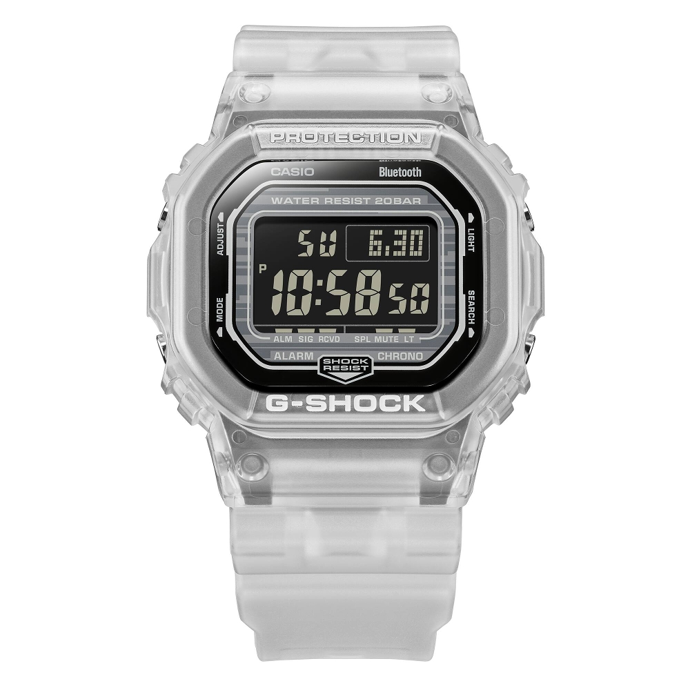 CASIO卡西歐G-SHOCK藍牙連結功能電子錶(DW-B5600G-7) | G-SHOCK