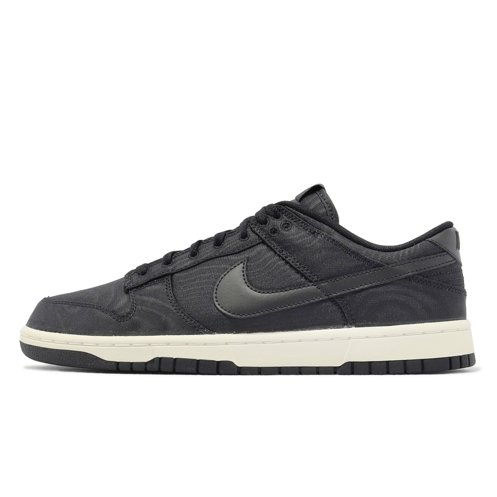 Nike Dunk Low Retro PRM 男鞋黑帆布Black Canvas 木紋休閒鞋DV7211