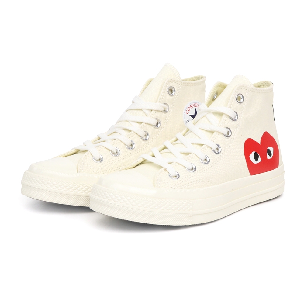 COMME des GARCONS play Converse 白聯名 