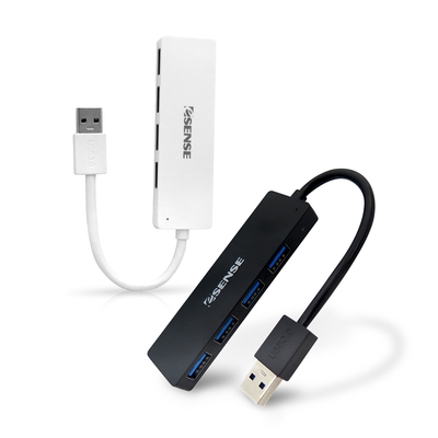 Esense 高速傳輸4埠 USB3.0 HUB-兩色 (01-ELS347)