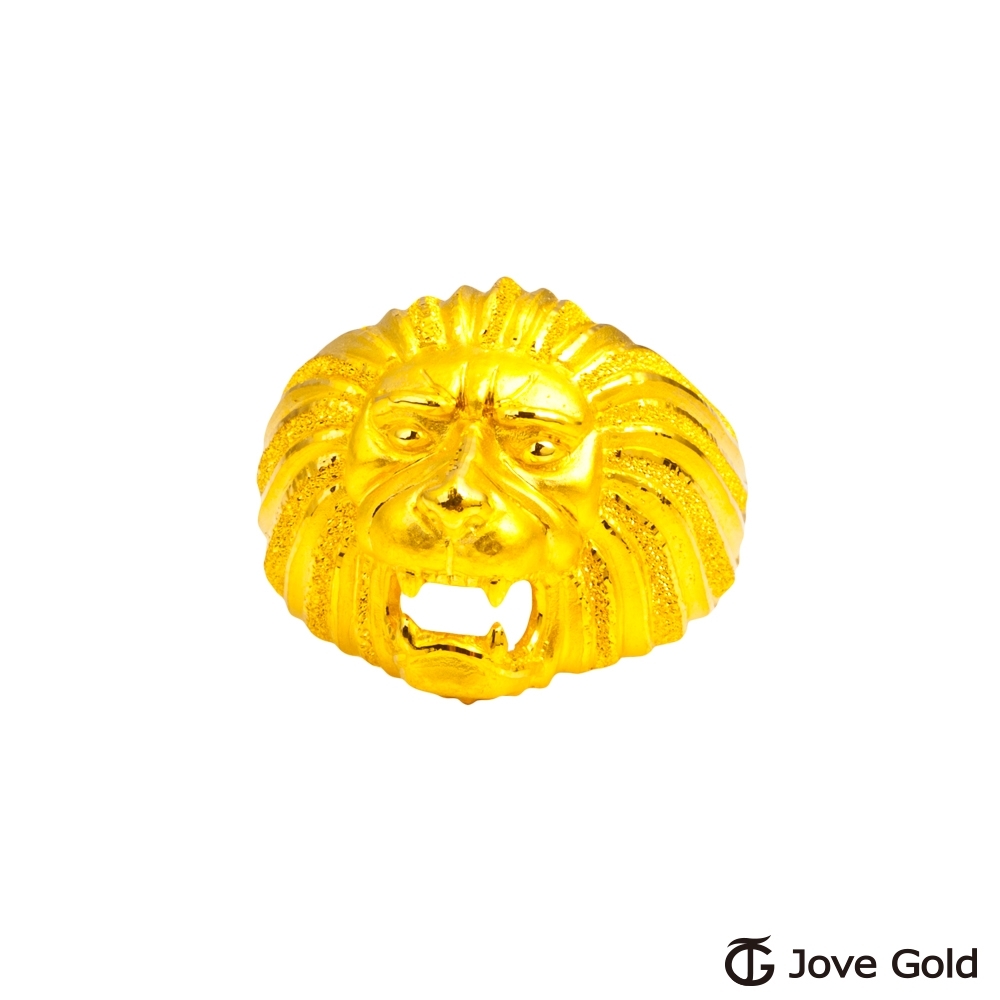 Jove Gold 漾金飾 祥獅獻瑞黃金戒指