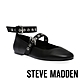 STEVE MADDEN-MACBETH 扣帶繞踝瑪莉珍鞋-黑色 product thumbnail 1