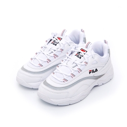 FILA RAY 中性運動鞋-白銀 4-C101V-101