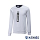 K-SWISS Crew Neck Sweatshirt 刷毛圓領上衣-女-白 product thumbnail 1