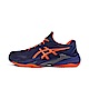 Asics Court FF 3 [1041A370-401] 男 網球鞋 運動 比賽 抗扭 緩衝 襪套式 深藍 橘 product thumbnail 1