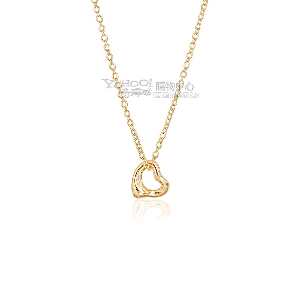 Tiffany&Co. 經典愛心18K黃金項鍊(迷你)