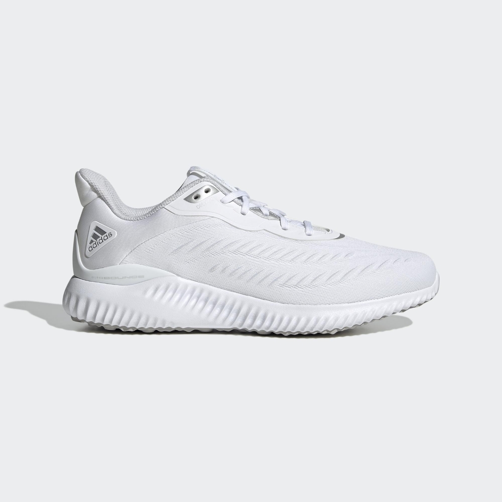 ADIDAS ALPHABOUNCE 女慢跑鞋 -白-GX4148