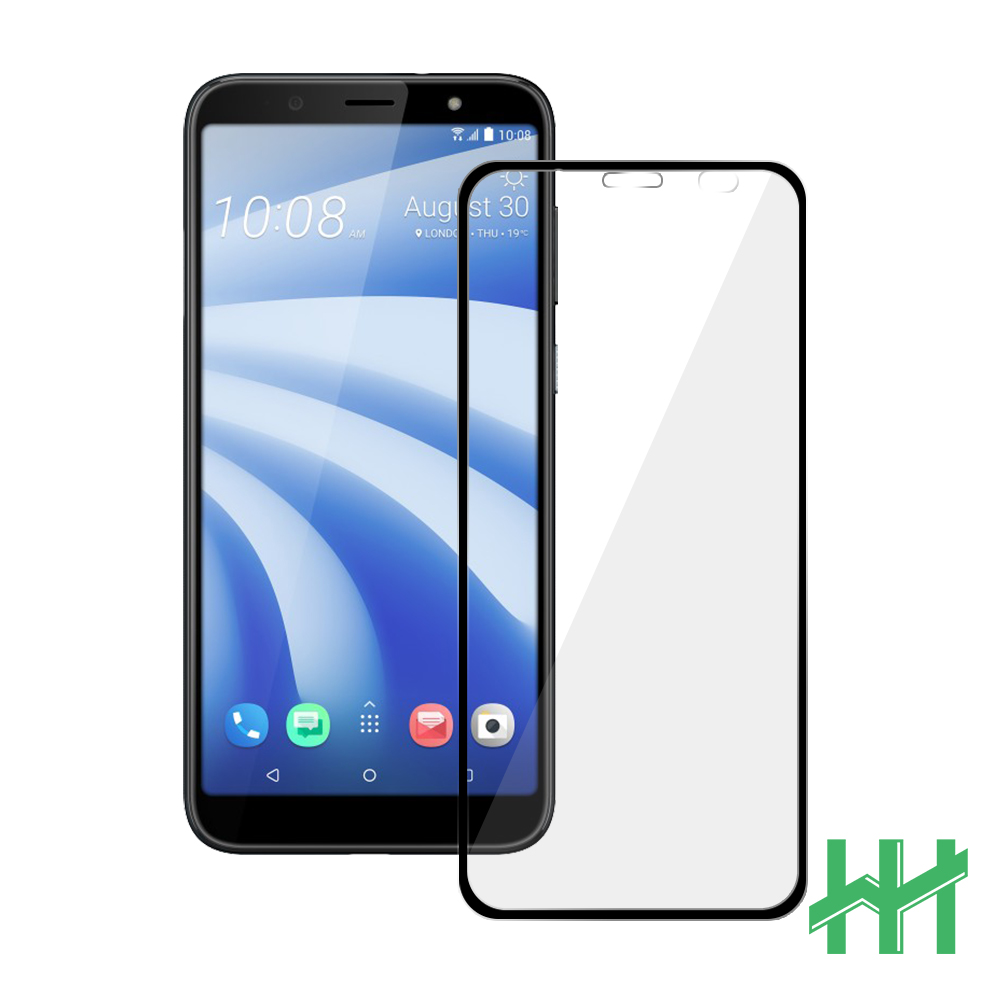 鋼化玻璃保護貼系列 HTC U12 life (6吋)(全滿版黑)