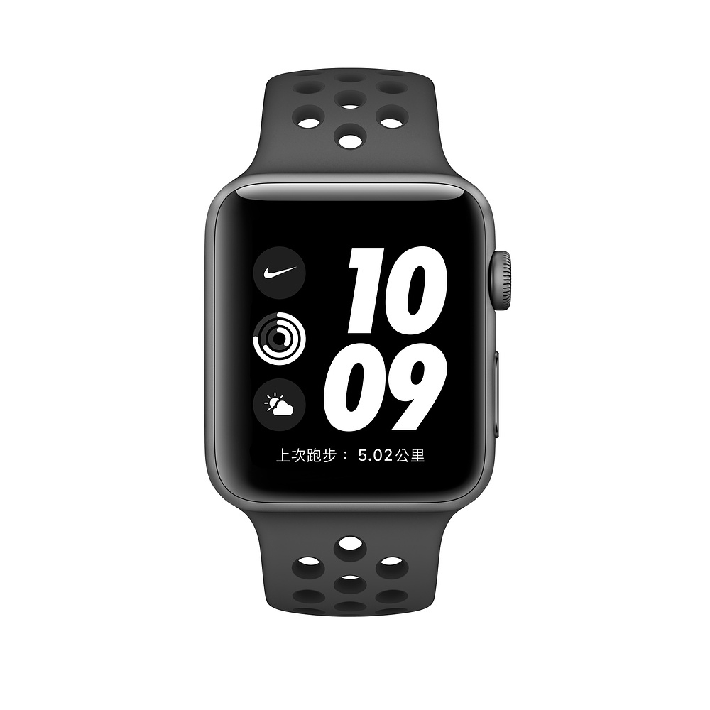 Apple Watch Nike+S3 38mm太空灰色鋁金屬錶殼+黑色Nike運動型錶帶(GPS) 其他系列| Yahoo奇摩購物中心