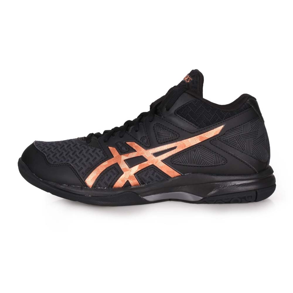 ASICS 男 排羽球鞋 GEL-TASK MT 2 黑香檳金