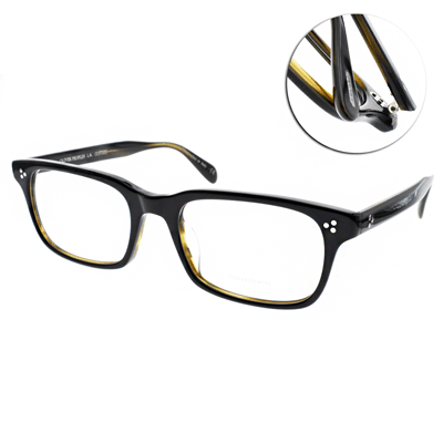 OLIVER PEOPLES 眼鏡 懷舊經典/黑-墨綠 #CAVALON 1441