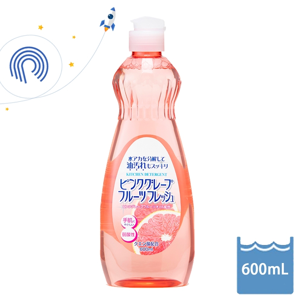 日本製Rocket火箭中性洗碗精-葡萄柚-600ml