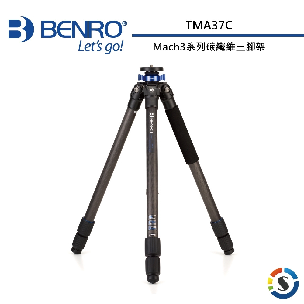 BENRO百諾 TMA37C Mach3系列碳纖維三腳架