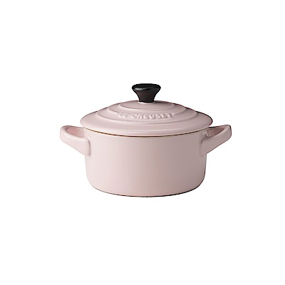 LE CREUSET 瓷器迷你圓烤盅 (雪紡粉)