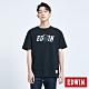 EDWIN 鐵金剛聯名款 LOGO短袖T恤-男-黑色 product thumbnail 1