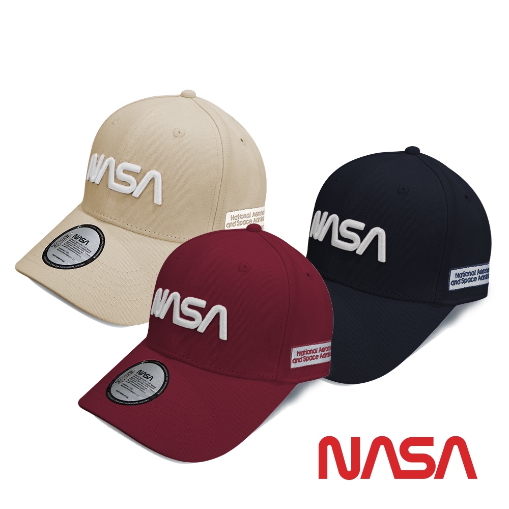 【NASA SPACE】美國授權 漫遊太空 經典字母LOGO潮流棒球帽 (多款) NA30003