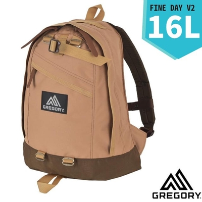 【GREGORY】FINE DAY V2 日用雙肩休閒後背包16L_137539-1162 焦糖棕