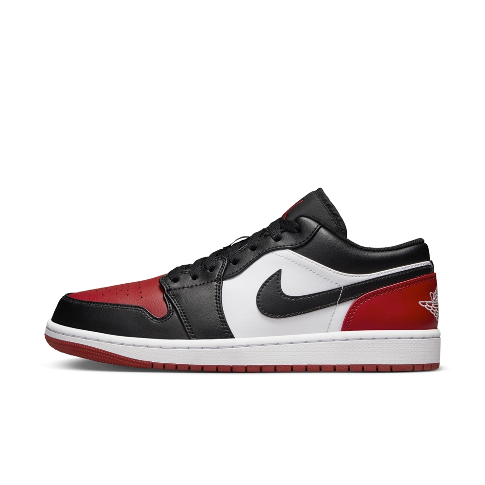 NIKE AIR JORDAN 1 LOW 男休閒運動鞋-黑白紅-553558161