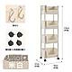 【時時樂】ANDYMAY2 小米加斜口多層附輪收納架-4層 (1入) OH-K306 product thumbnail 14