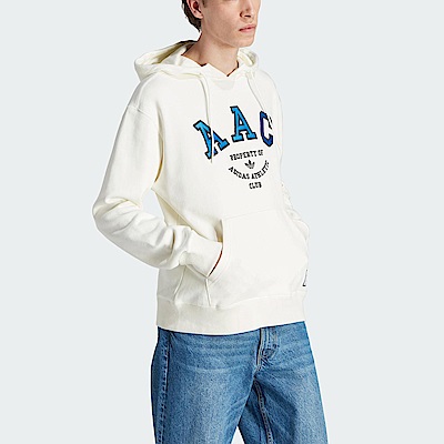 Adidas Hack AAC Hood [IM4578] 男 連帽 上衣 帽T 亞洲版 運動 休閒 棉質 舒適 白藍