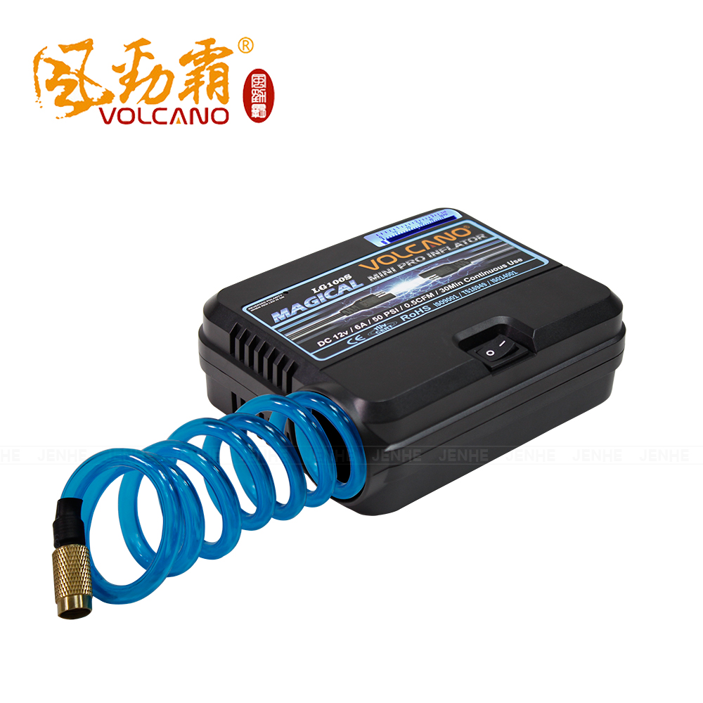 【超值】VOLCANO 風勁霸 重機專用款 迷你電動打氣機 LG100S - 打氣機 - @網紅直播人氣商品