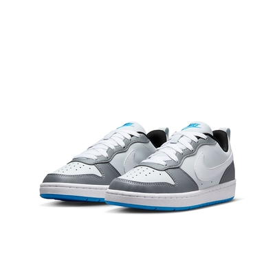 NIKE 休閒鞋 女鞋 大童 運動鞋 COURT BOROUGH LOW RECRAFT GS 灰 DV5456-019