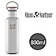 【美國Klean Kanteen】竹片鋼蓋不鏽鋼瓶800ml-原色鋼(霧面) product thumbnail 1