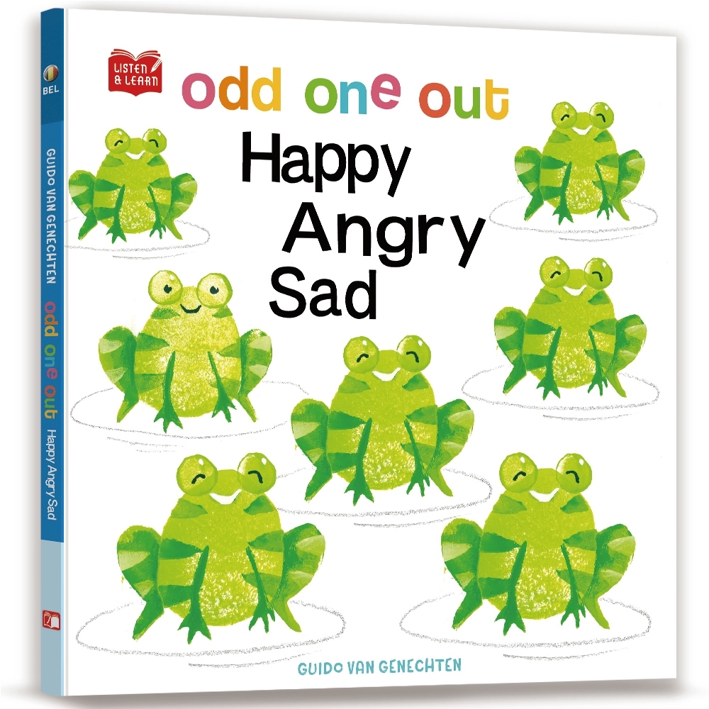 Odd One Out. Happy Angry Sad