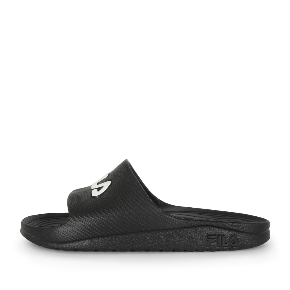 Fila Sleek Slide [4-S355Q-001] 男女鞋 運動 涼鞋 拖鞋 休閒 舒適 輕量 防水 黑