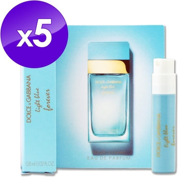 (即期品)Dolce & Gabbana Light Blue Forever 淺藍詠愛女性淡香精 0.8ML x 5(效期至2025年02月)