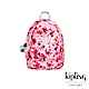 Kipling 絢麗水彩花卉雙拉鍊後背包-YARETZI product thumbnail 1