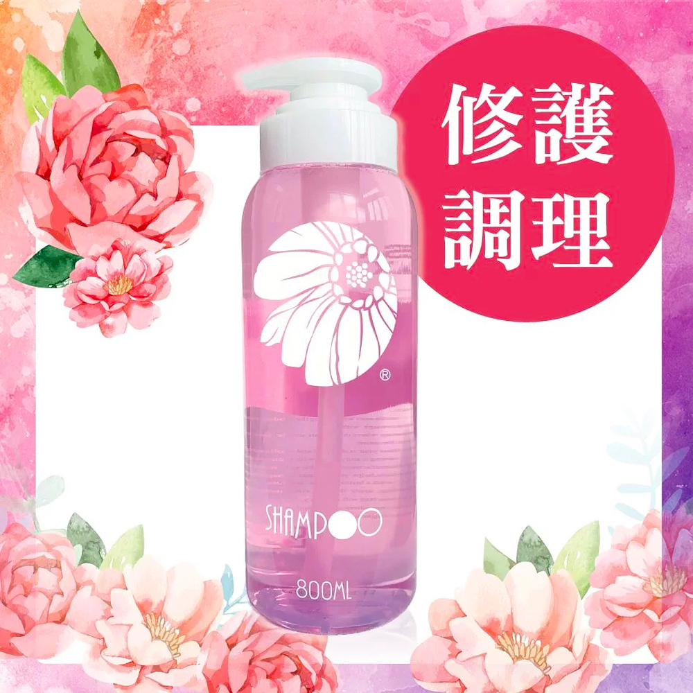 法莎-馬卡龍PLUS法莎女孩_(修護)洗髮露800ml