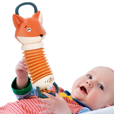 colorland狐狸音效手風琴玩具 寶寶音樂鈴玩具 拉鈴