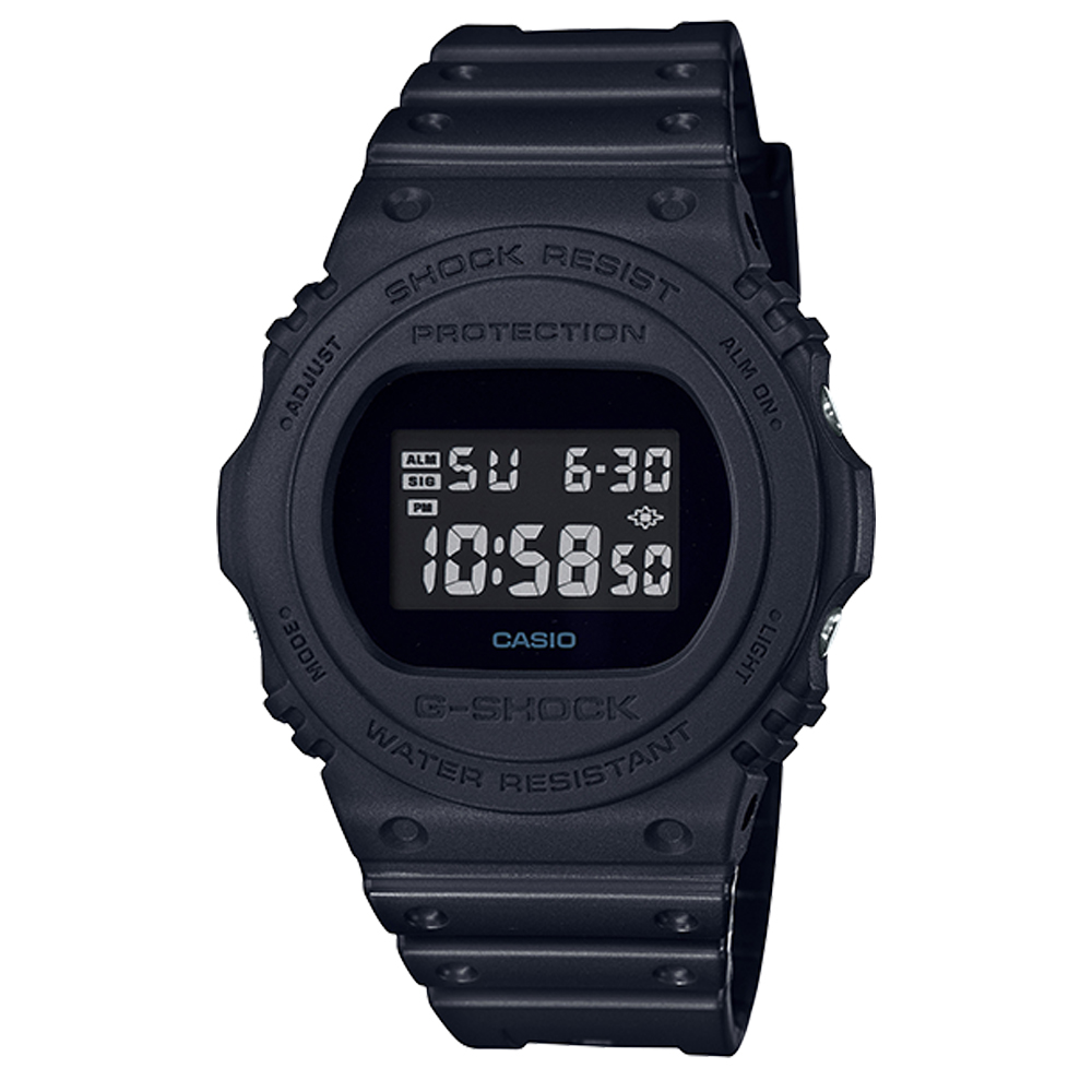 G-SHOCK潮流再現經典型DW-5700C復刻概念錶(DW-5750E-1B)黑45mm
