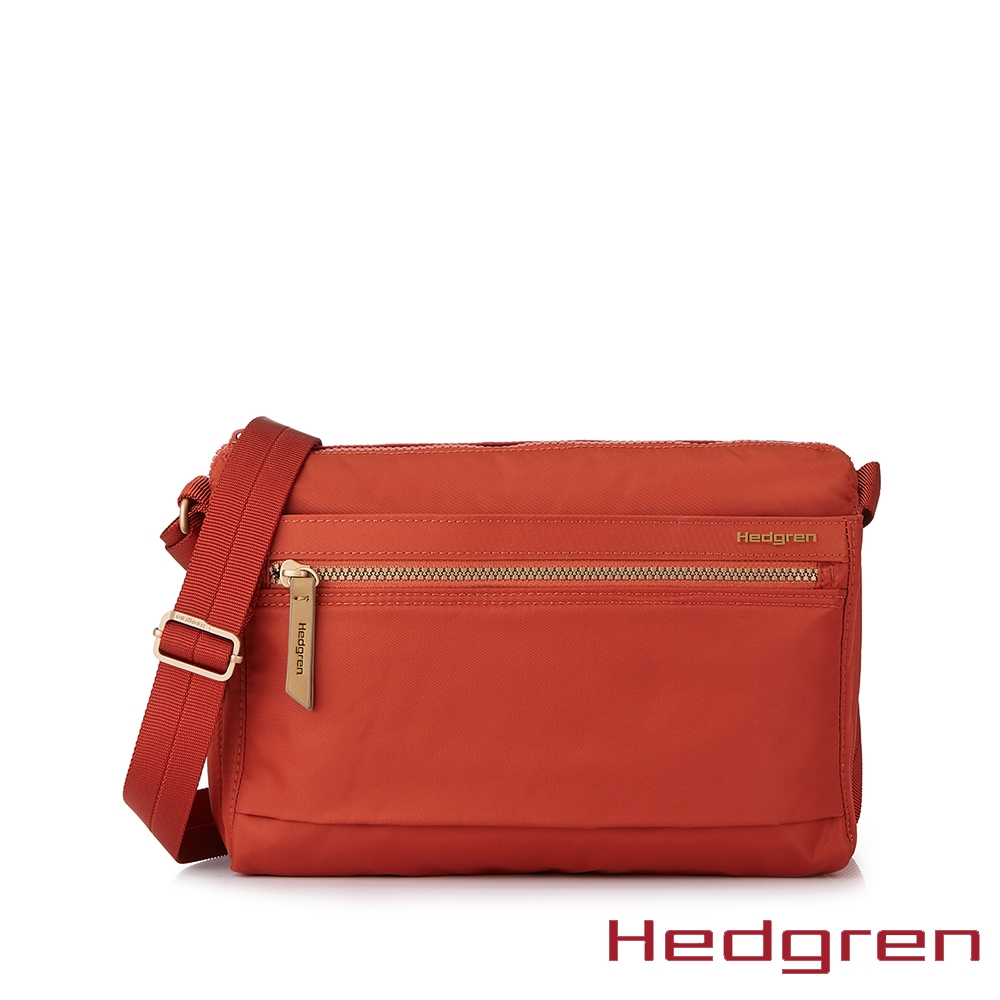 Hedgren INNER CITY系列 RFID防盜 M Size 側背包 赭色