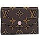 LV M62361 Rosalie經典花紋零錢短夾(粉) product thumbnail 1