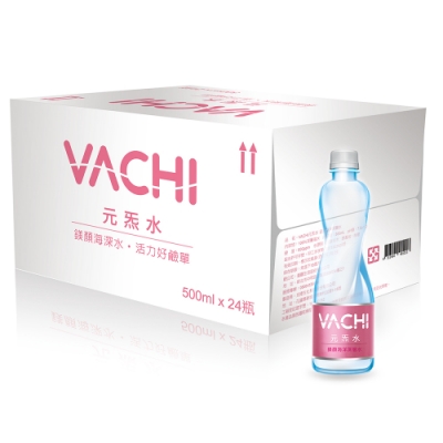 【VACHI元炁水】鎂顏海洋深層水600ppm x24瓶(500ml/瓶)