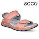 ECCO X-TRINSIC. 簡約單色戶外運動涼鞋 女-粉 product thumbnail 1