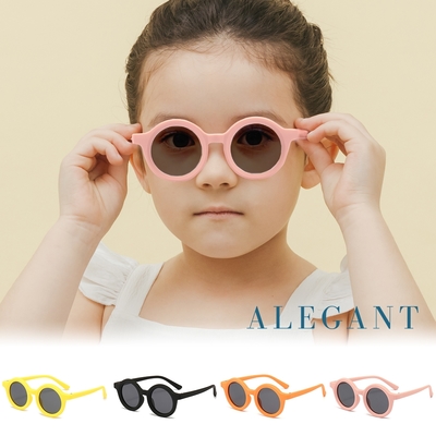 ALEGANT3-8歲瑞典時尚兒童專用輕量矽膠彈性太陽眼鏡│UV400偏光墨鏡│台灣品牌│7色