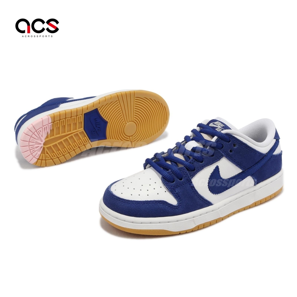 Nike 童鞋SB Dunk Low Pro PS 藍白道奇隊Dodgers 中童小朋友4-7歲