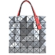 ISSEY MIYAKE 三宅一生 BAOBAO亮面方格6x6手提包-銀/限定店款多彩手柄 product thumbnail 7