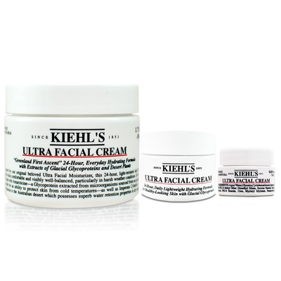 KIEHLS契爾氏 冰河醣蛋白保濕霜50ml 加贈保濕霜14ml+7ml